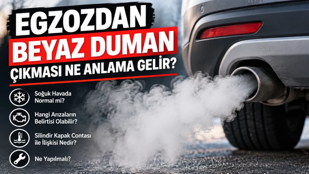 Egzozdan Beyaz Duman Çıkması Ne Anlama Gelir