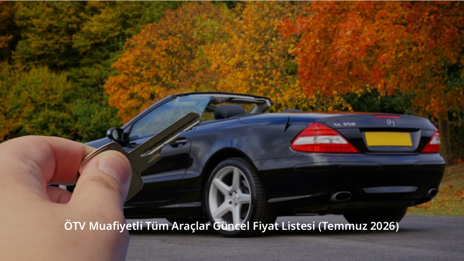 ÖTV Muafiyetli Tüm Araçlar