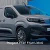 Peugeot Ticari Fiyat Listesi