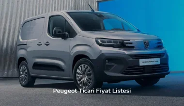 Peugeot Ticari Fiyat Listesi