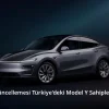 Tesla Yaz Güncellemesi Türkiye'deki Model Y Sahiplerine Geliyor
